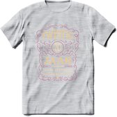 20 Jaar Legendarisch Gerijpt T-Shirt | Oud Roze - Ivoor | Grappig Verjaardag en Feest Cadeau Shirt | Dames - Heren - Unisex | Tshirt Kleding Kado | - Licht Grijs - Gemaleerd - L