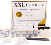 XXL Lashes"Super Lash Lift" kit, wimper lifting en wimper perm set, hoge kwaliteit, Nr. 1 bestseller, nieuwe formule, reactietijd 2-5 min, 10 stks. set voor 12-15 gebruiken, incl. handleiding