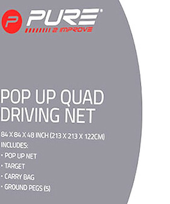 Pure 2 Improve SQ Quad Golf Pop-Up Oefennet 213 x 213 cm van Pure — afbeelding 5