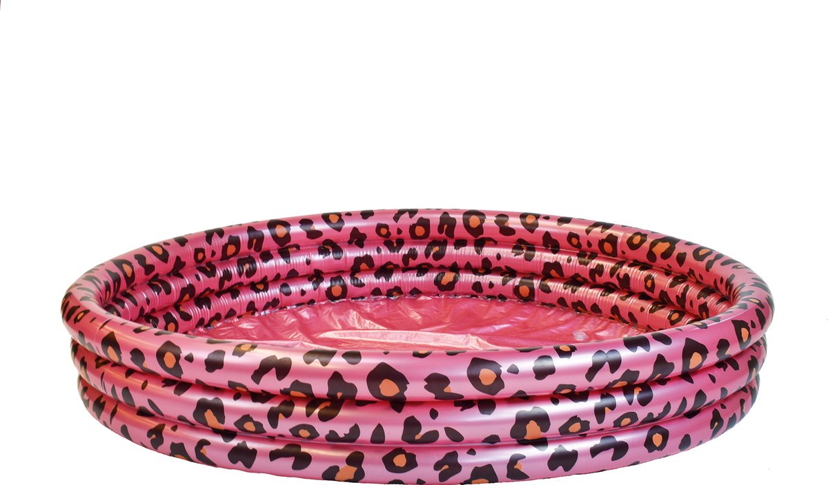 Swim Essentials - Kinder Zwembad - Ø 150 cm - Rosé/Goud Panterprint Kinder Zwembad Ø 150 cm — afbeelding 12
