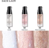 SACE LADY highlighter Face Brighten Glow Illuminator 6ml | Peach Champagne