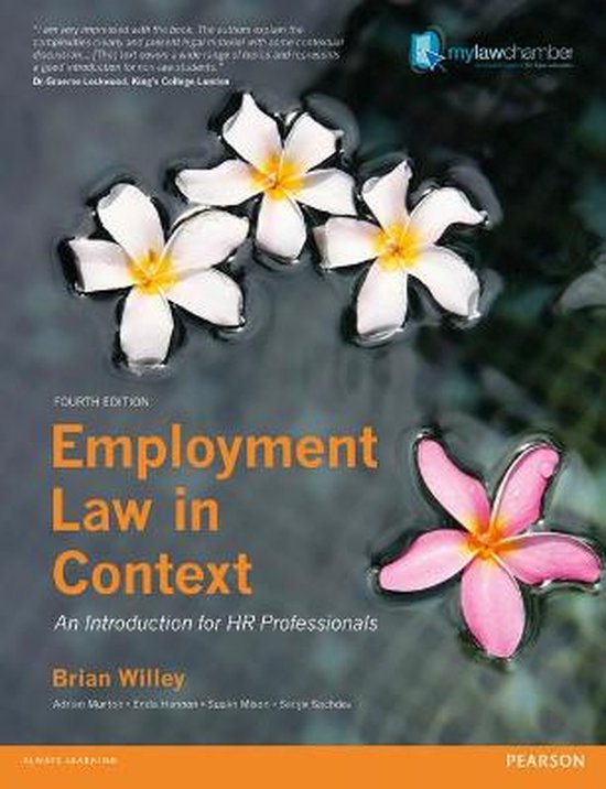 Employment Law In Context - cover
