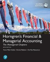 Horngren's Financial & Managerial Accounting, The Managerial Chapters and The Financial Chapters plus Pearson MyLab Accounting with Pearson eText, Global Edition