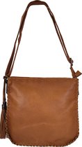 Mandoline 100% vegan crossbodytas camel