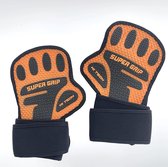 Super Grip Gloves (one size - Black Orange) - M DOUBLE YOU - Fitness handschoenen