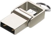 USB stick - 2.0 - 64GB - Leessnelheid: 24 MB/s - Schrijfsnelheid: 11 MB/s - OTG - Zilver - Allteq