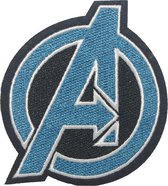 Avengers Agents Of Shield Geborduurde Patch - 75 x 85 mm - Blauw