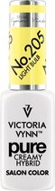 Gellak Victoria Vynn™ Gel Nagellak - Gel Polish - Pure Creamy Hybrid  - 8 ml - Light Bulb - 205