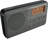 Sangean Pocket 640 - DPR-64 - Pocket radio met DAB+/FM en wekker - Grijs/Zwart