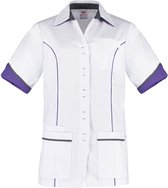 Haen Dames Zorgjas Chanel - Wit / Paars - Maat L