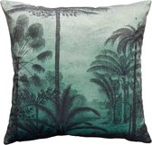 Oneiro’s Luxe sierkussen NATURE Groen - 45 x 45 cm - polyester - wonen - interieur – woonaccessoires - kussens