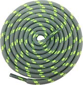 Grijs groene ronde schoenveters | Lengte: 120cm | Dikte: 4,5mm