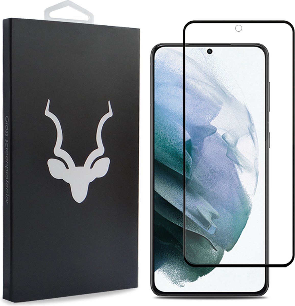 Kudu Glazen Screenprotector - Samsung S21 Plus - Eenvoudig zelf te bevestigen