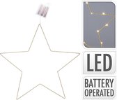 Ceruzo- LEDverlichting - ster design - 45cm- op batterijen- Kerstverlichting