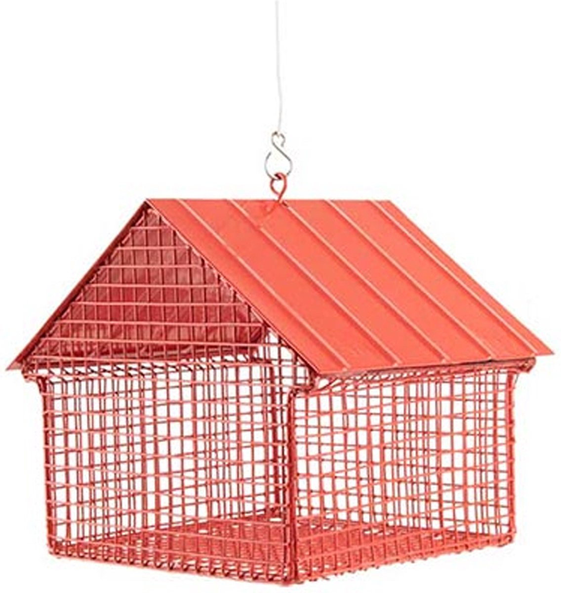 Wildlife Garden rood hangend pinda voederhuis