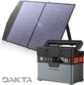 Solar generator | Solar power station | 288W | Generator | 4 wijzen oplaadbaar | Met app bedienbaar | Bluetooth | USB | met Zonnepanelen