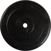 VirtuFit Rubberen gewicht - Halterschijf - 30 mm - 15 kg - Zwart