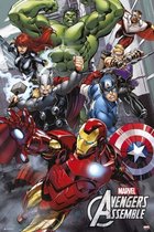 Grupo Erik Marvel Avengers Assemble  Poster - 61x91,5cm
