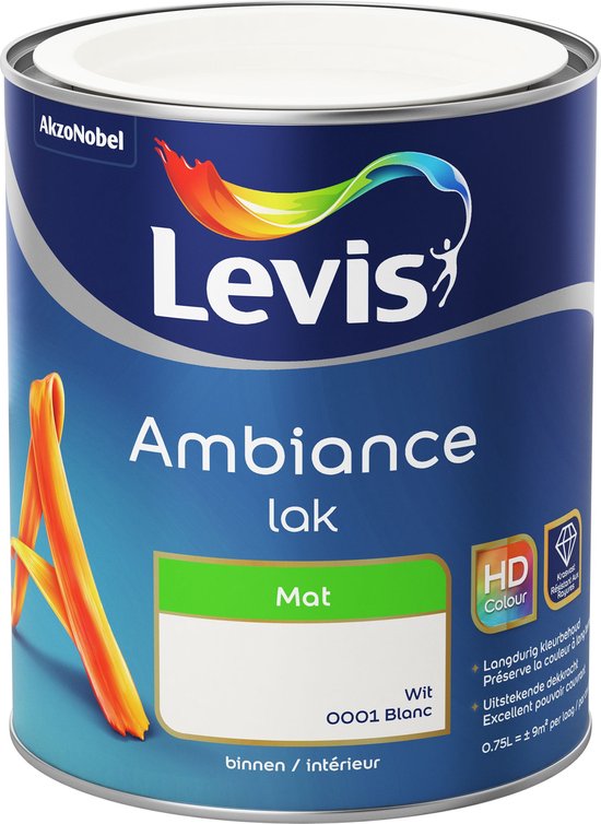 Levis Ambiance - Lak - Mat - Wit - 0.75L | bol.com