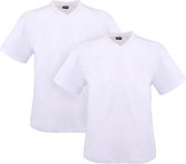 Adamo T-shirt v-hals Maverick wit 2-pack (Maat: XXL)
