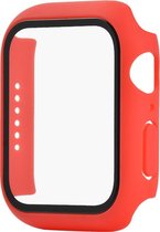 Mobigear Color Hardcase Hoesje voor Apple Watch Series 6 (40mm) - Rood