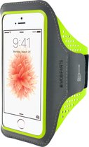 Apple iPhone 5/5s/SE Hoesje - Mobiparts - Comfort Fit Serie - Neopreen Sportarmband - Neon Green - Hoesje Geschikt Voor Apple iPhone 5/5s/SE
