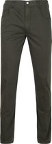 Meyer - Chino Dubai Donkergroen - Modern-fit - Chino Heren maat 27