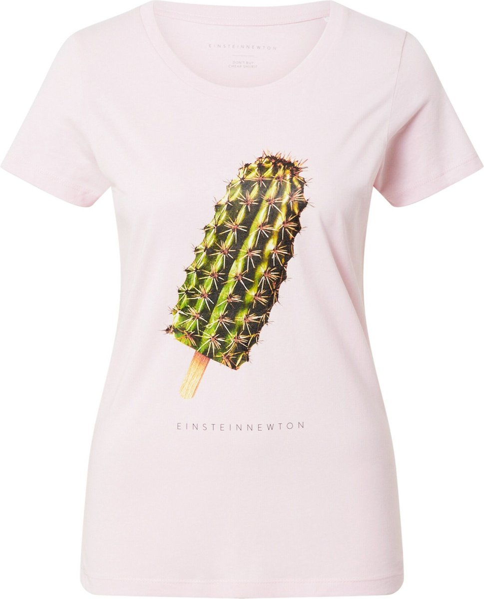 Einstein & Newton shirt cactus ice Groen-Xs