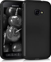 kwmobile telefoonhoesje voor Samsung Galaxy Xcover 4 / 4S - Hoesje voor smartphone - Back cover in mat zwart