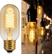 BOTC Filament lamp - LED Bulb 2 stuks - Ø 4.5 cm - LED - E27 - T45 - 40W - 2700K - Amber