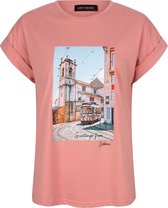 Lofty Manner Deveney Pink - Korte mouwen voor Vrouwen - Maat L