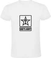 God's Army | Heren T-shirt | Wit | Gods Leger | De Almachtige | Christendom