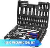 Workpro Gereedschap Set - Gereedschapskoffer -  Complete Set - Tool Set - 64 Stuks - Steeksleutel - Incl. opbergdoos - Gereedschapskist