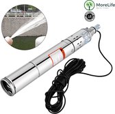 MoreLife Bronpomp - Dieptepomp - Diepe Bronpomp RVS - Bronpomp 101 millimeter diameter - 370 W Bronpomp