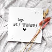 Negen maandenboek - zwart wit - zwangerschapsdagboek | SUS Design