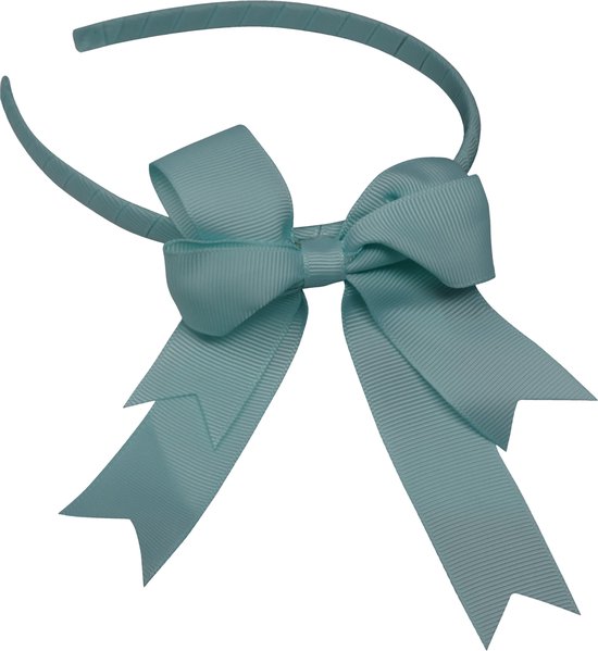 Jessidress® Haarband Haar Diadeem met haarstrikje - Groen