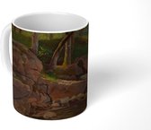 Mok - Study of rocks - schilderij van Knud Baade - 350 ML - Beker - Uitdeelcadeautjes