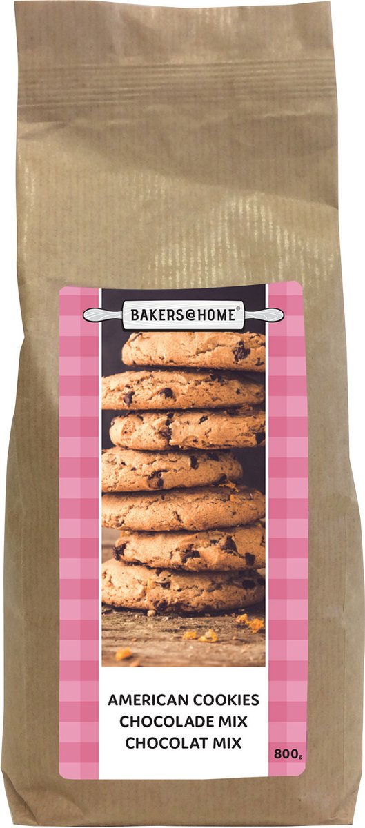 Bakmix voor American Cookies Chocolade (800 gram)