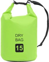 Drybag 15 L PVC groen