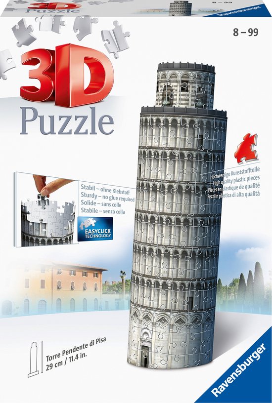 Koppeling redden Beleefd Ravensburger Toren van Pisa- 3D puzzel gebouw - 216 stukjes | bol.com