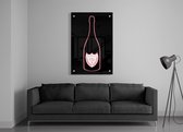 ✅Uniek Dom P x Kek Kunstwerk Acrylic 50x75 cm  - groot - Print op Acrylic schilderij - CUSTOM WALL ART - DOM P - Dom Perignon - (Wanddecoratie woonkamer / slaapkamer / keuken / living room)  