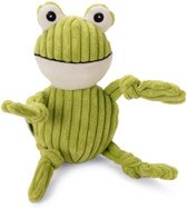 Beeztees Kikker Froggi - Hondenspeelgoed - Ribstof - Groen - 30x11x8,5 cm