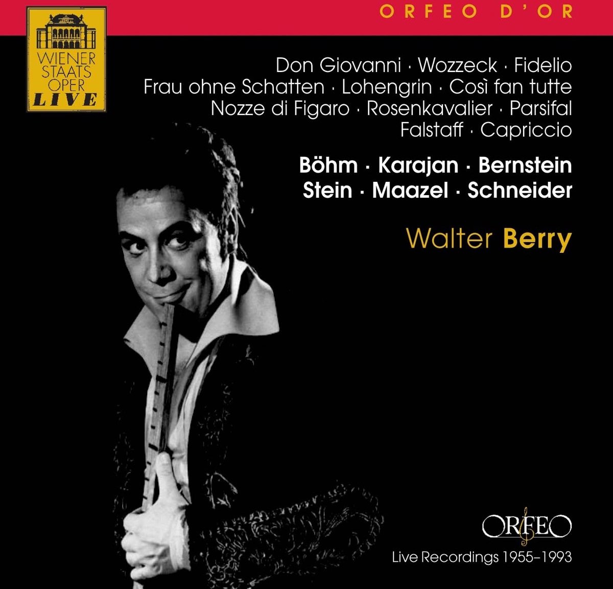 Orchester Der Wiener Staatsoper - Walter Berry Sings Various Arias (CD)