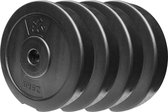 4 x 2.5 kg Vinyl Halterschijven  - 29 mm - 10kg  halterschijven set 4*2.5 kg