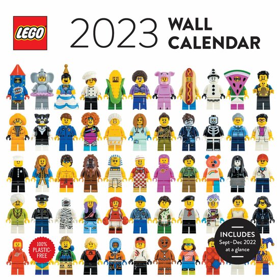 Lego 2023 Wall Calendar, LEGO 9781797216522 Livres