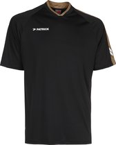 Patrick Dynamic Shirt Korte Mouw Kinderen - Zwart / Goud | Maat: 9/10