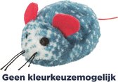 Trixie xmas kattenspeelgoed ster / muis / peperkoekman pluche assorti (8-10 CM)