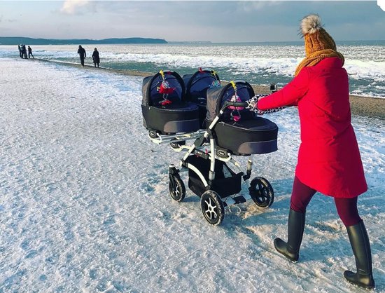 B Active Trippy drieling kinderwagen 2in1 (levertijd 3 á 4 weken) 08 Rosso van B Active — afbeelding 5