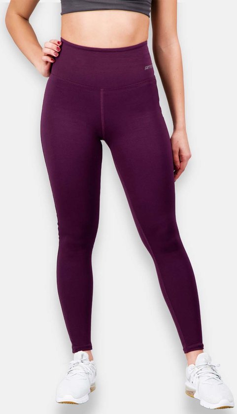 Artefit compressie legging - compressie legging vrouwen - sport legging - compressie legging - Dark Purple - L