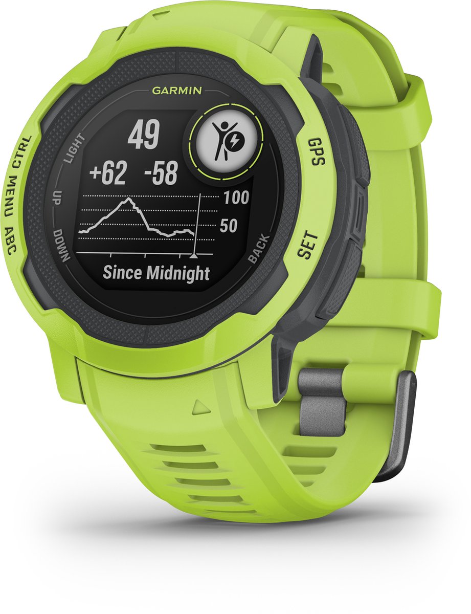 Afbeelding 2 van Garmin Instinct 2 Sporthorloge 45mm Electric Lime